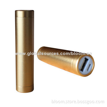 2,600mAh USB Mobile Chargers with Aluminum Housing, Single USB Port with Full CapacityNew